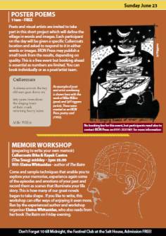 Poster Poems / Memoir Workshop